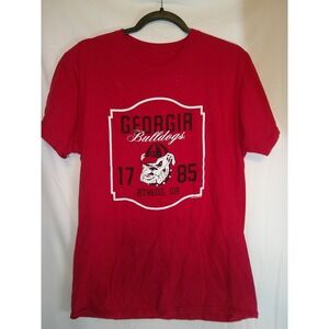 Georgia Bulldogs‎ Athens GA 1785 Red Graphic T Shirt Men's Medium